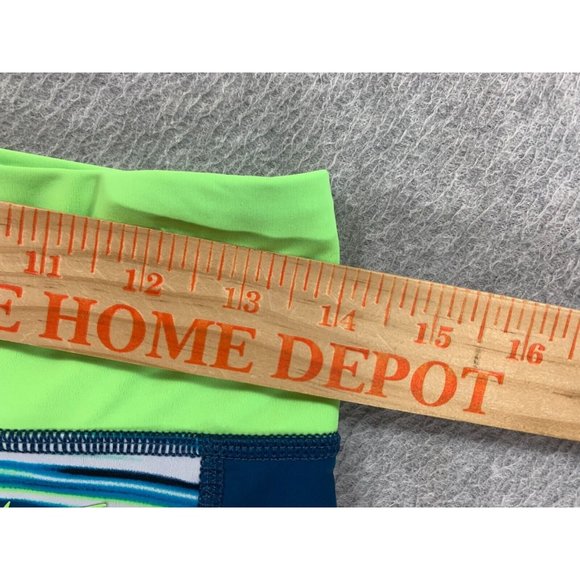 Nike‎ Dri Fit 3/4 Length Compression Leggings (Women's Medium) Blue/Green - Picture 6 of 10